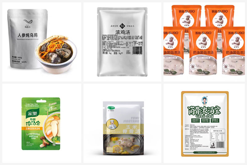 RL-GD8-200R/250R/300D湯汁全自動包裝機(jī)樣品