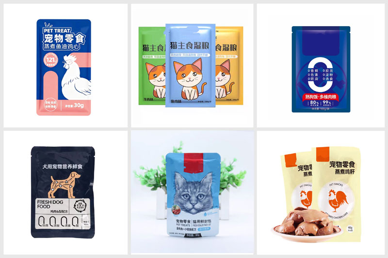 RL-GD10-ZK12-160寵物濕糧全自動(dòng)包裝機(jī)樣品